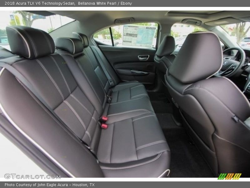 Bellanova White Pearl / Ebony 2018 Acura TLX V6 Technology Sedan