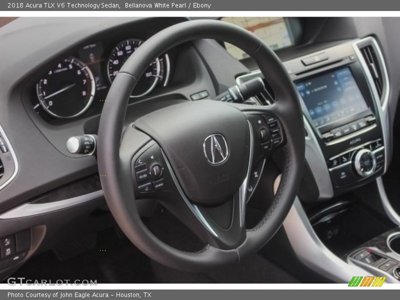 Bellanova White Pearl / Ebony 2018 Acura TLX V6 Technology Sedan