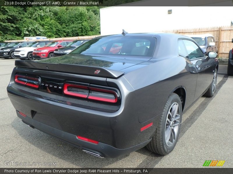 Granite / Black/Pearl 2018 Dodge Challenger GT AWD