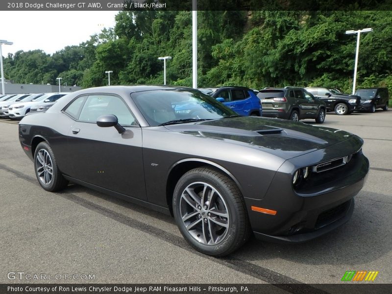 Granite / Black/Pearl 2018 Dodge Challenger GT AWD
