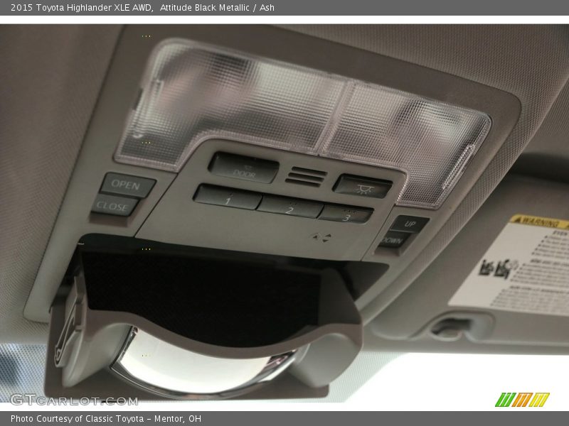 Attitude Black Metallic / Ash 2015 Toyota Highlander XLE AWD