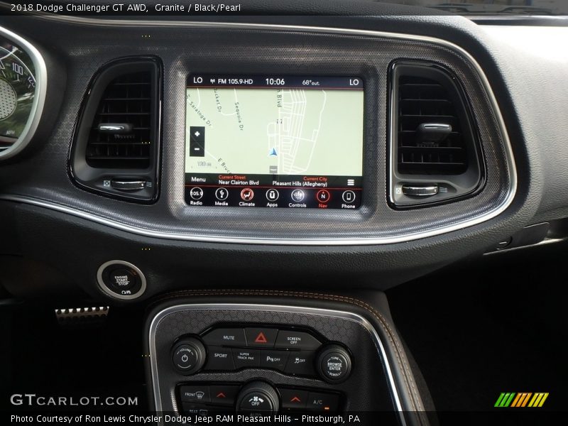 Granite / Black/Pearl 2018 Dodge Challenger GT AWD