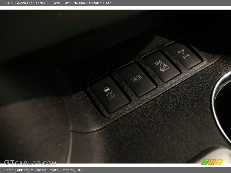 Attitude Black Metallic / Ash 2015 Toyota Highlander XLE AWD