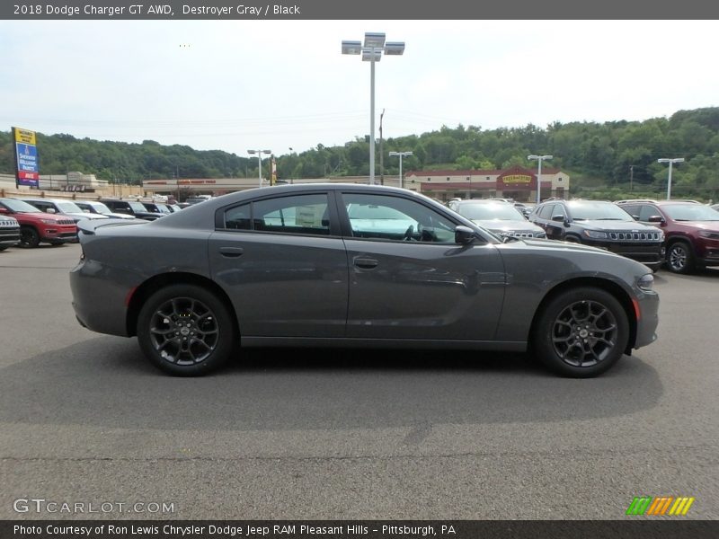Destroyer Gray / Black 2018 Dodge Charger GT AWD