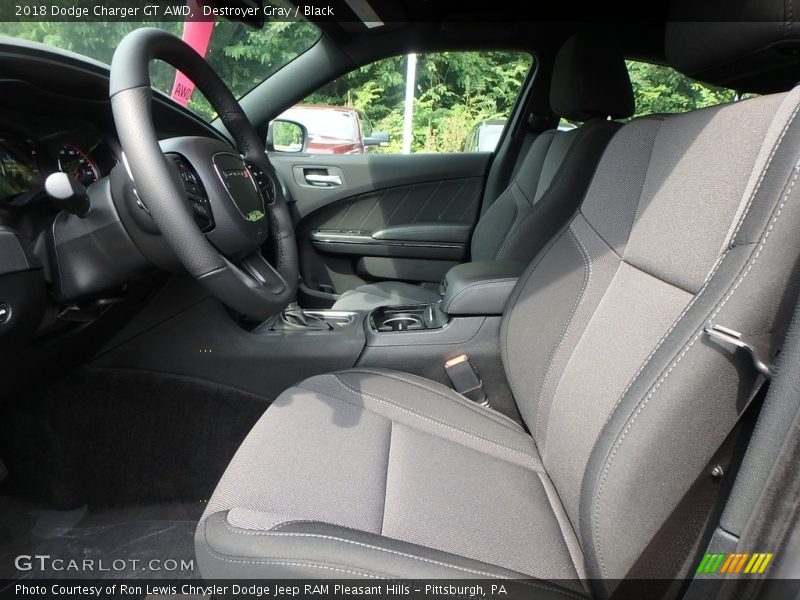 Destroyer Gray / Black 2018 Dodge Charger GT AWD