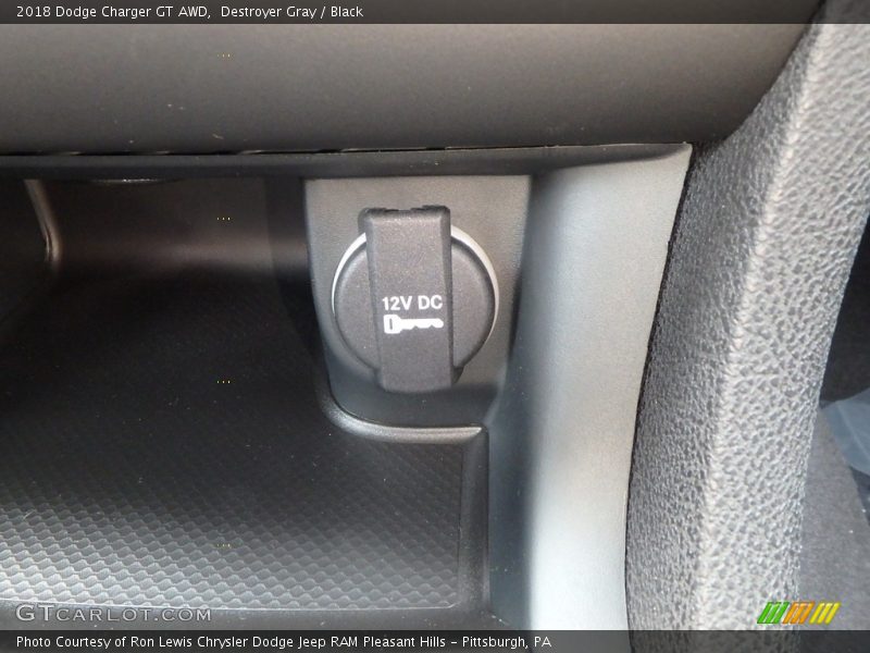 Destroyer Gray / Black 2018 Dodge Charger GT AWD