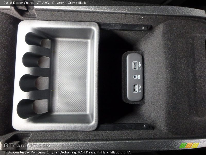 Destroyer Gray / Black 2018 Dodge Charger GT AWD