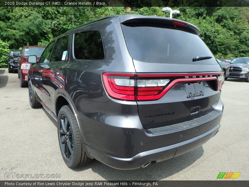 Granite Metallic / Black 2018 Dodge Durango GT AWD