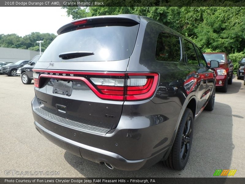 Granite Metallic / Black 2018 Dodge Durango GT AWD