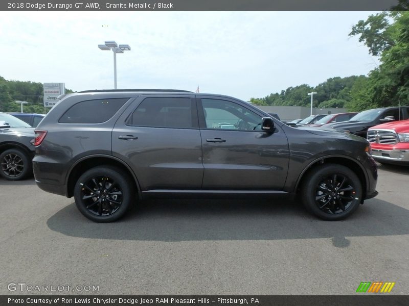 Granite Metallic / Black 2018 Dodge Durango GT AWD