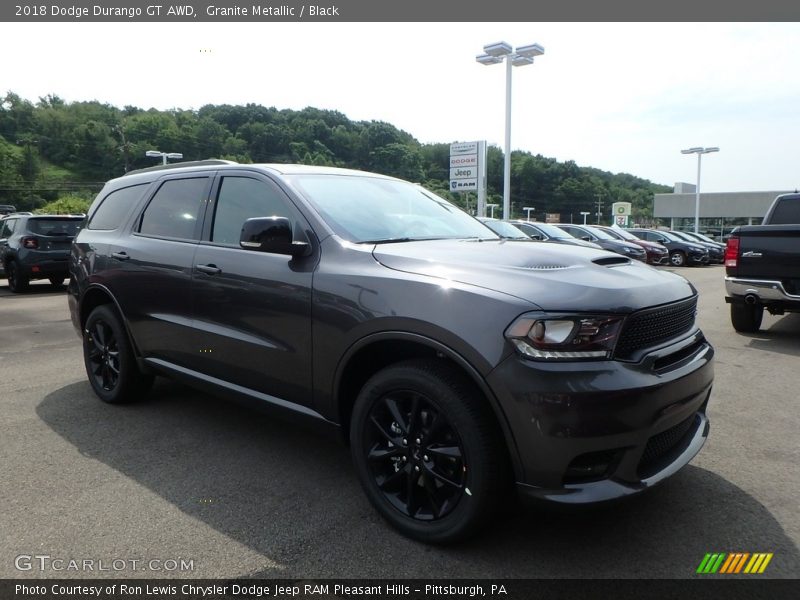 Granite Metallic / Black 2018 Dodge Durango GT AWD