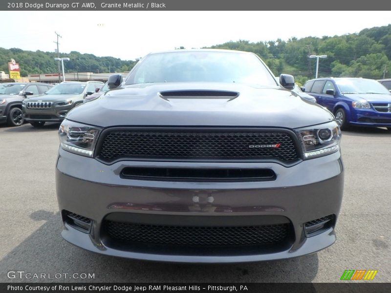 Granite Metallic / Black 2018 Dodge Durango GT AWD