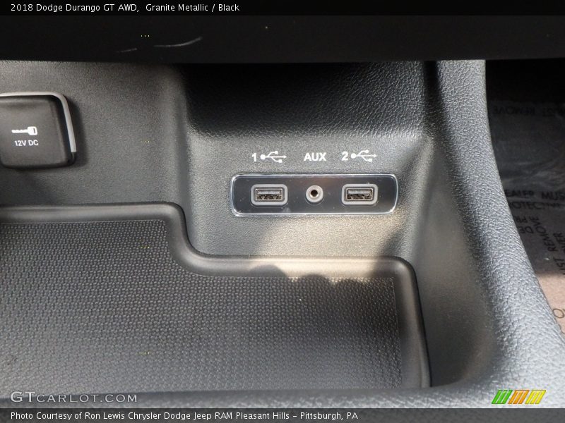 Granite Metallic / Black 2018 Dodge Durango GT AWD