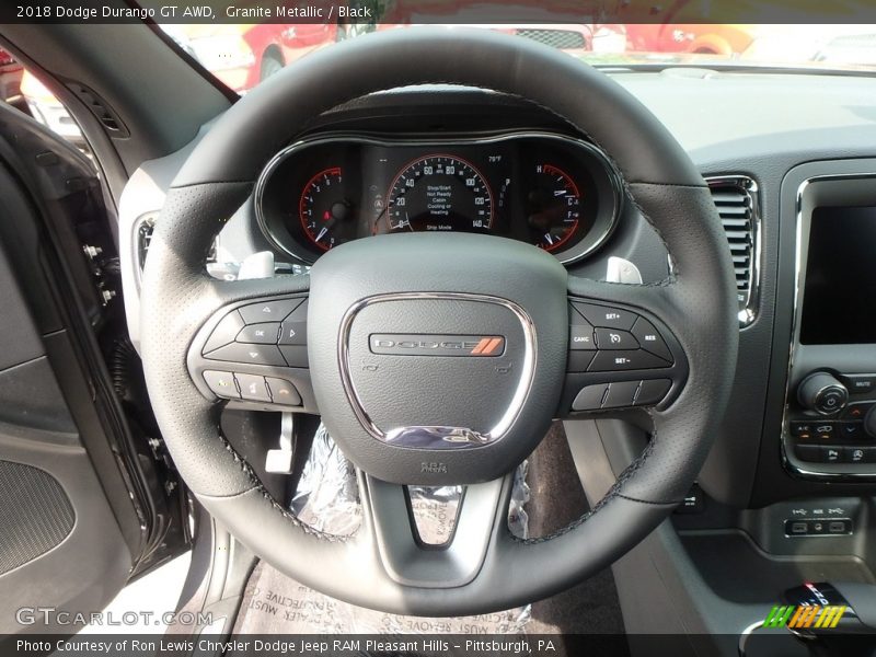 Granite Metallic / Black 2018 Dodge Durango GT AWD