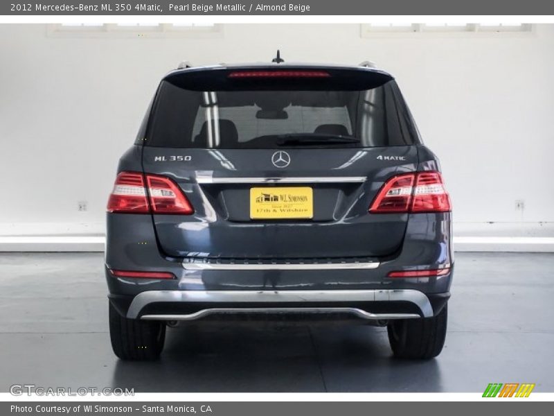 Pearl Beige Metallic / Almond Beige 2012 Mercedes-Benz ML 350 4Matic