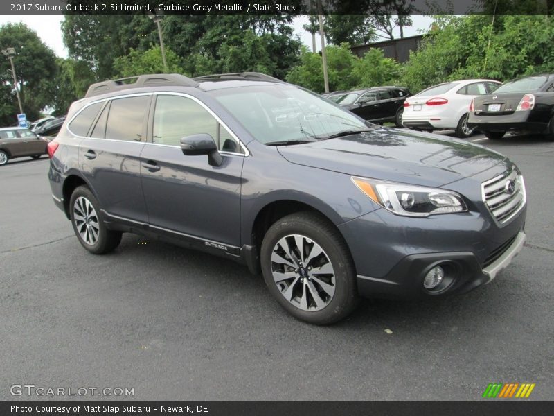 Carbide Gray Metallic / Slate Black 2017 Subaru Outback 2.5i Limited