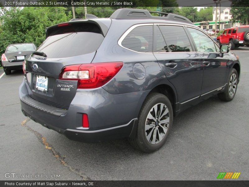 Carbide Gray Metallic / Slate Black 2017 Subaru Outback 2.5i Limited