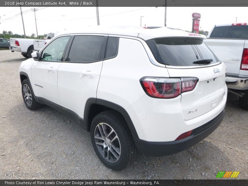 White / Black 2018 Jeep Compass Latitude 4x4