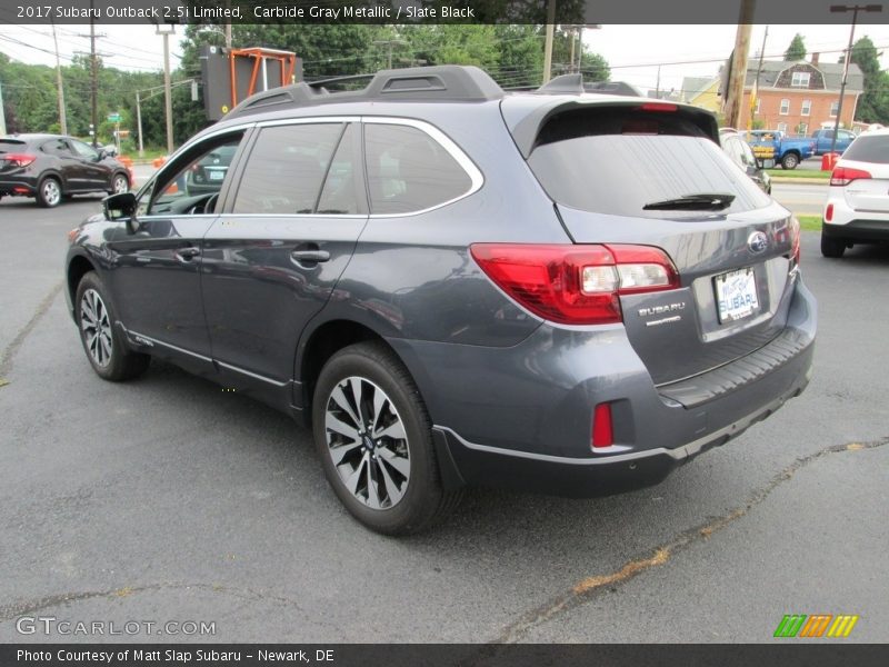 Carbide Gray Metallic / Slate Black 2017 Subaru Outback 2.5i Limited