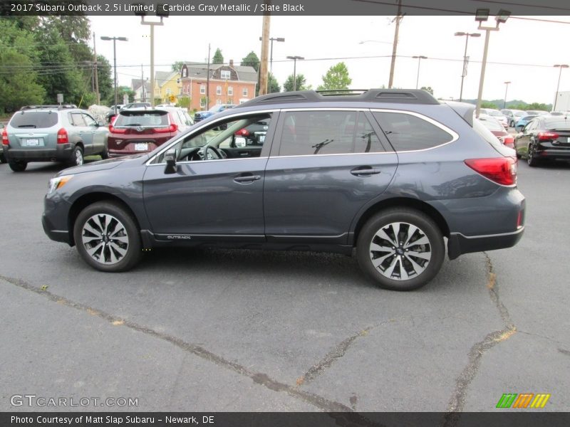 Carbide Gray Metallic / Slate Black 2017 Subaru Outback 2.5i Limited