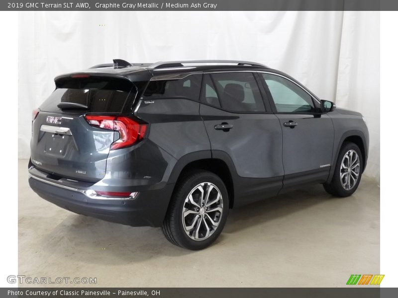 Graphite Gray Metallic / Medium Ash Gray 2019 GMC Terrain SLT AWD