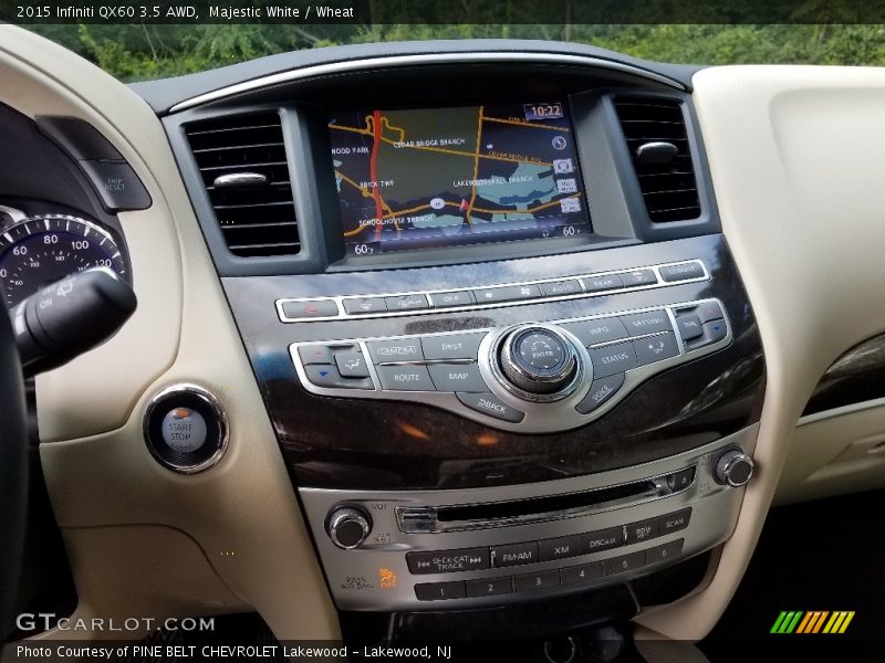 Majestic White / Wheat 2015 Infiniti QX60 3.5 AWD