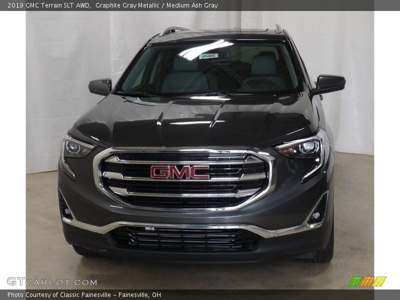 Graphite Gray Metallic / Medium Ash Gray 2019 GMC Terrain SLT AWD