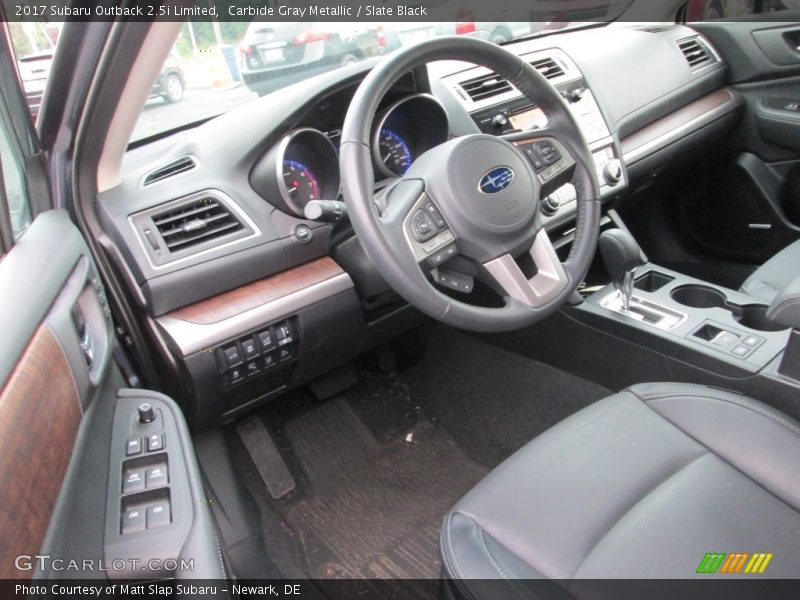 Carbide Gray Metallic / Slate Black 2017 Subaru Outback 2.5i Limited