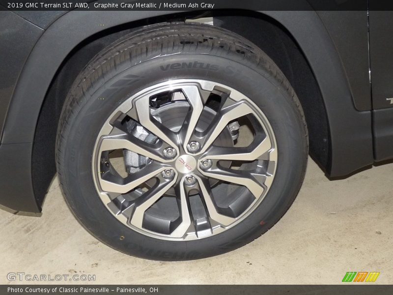 Graphite Gray Metallic / Medium Ash Gray 2019 GMC Terrain SLT AWD