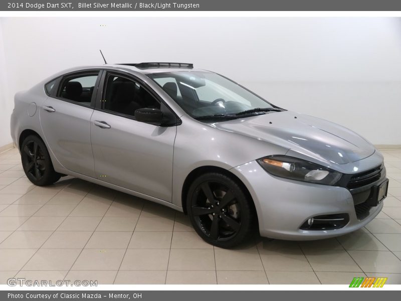 Billet Silver Metallic / Black/Light Tungsten 2014 Dodge Dart SXT