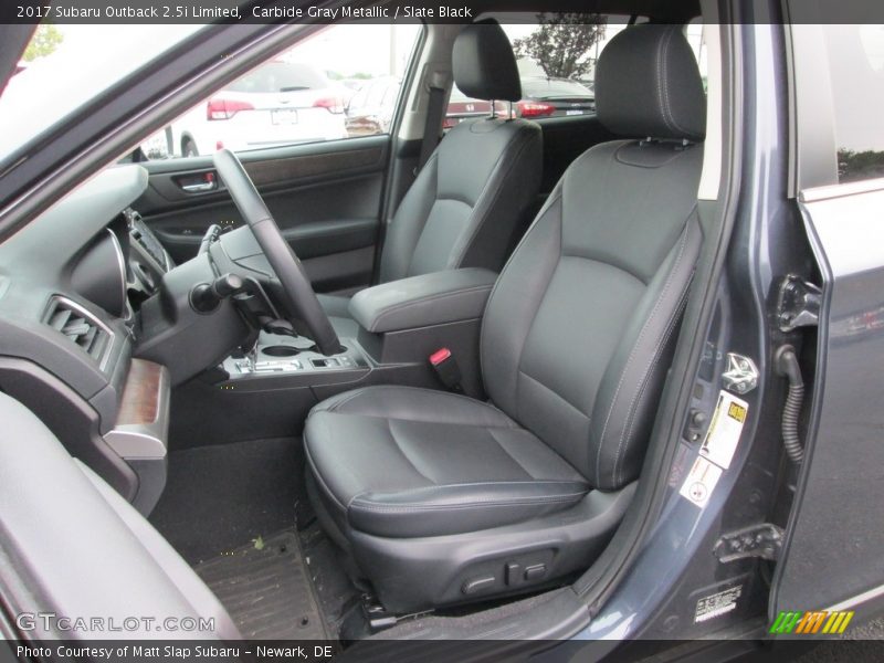 Carbide Gray Metallic / Slate Black 2017 Subaru Outback 2.5i Limited