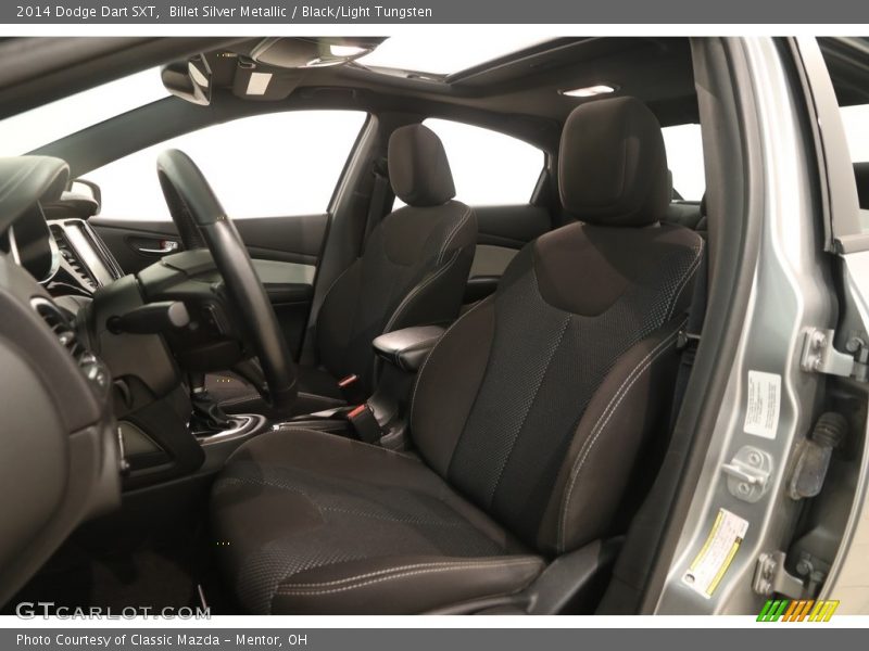 Billet Silver Metallic / Black/Light Tungsten 2014 Dodge Dart SXT