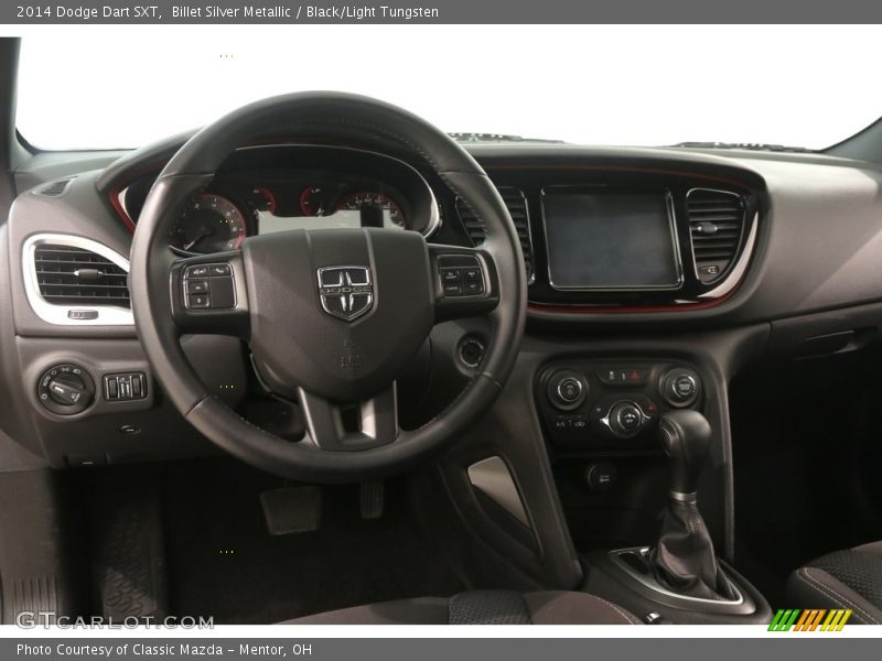 Billet Silver Metallic / Black/Light Tungsten 2014 Dodge Dart SXT