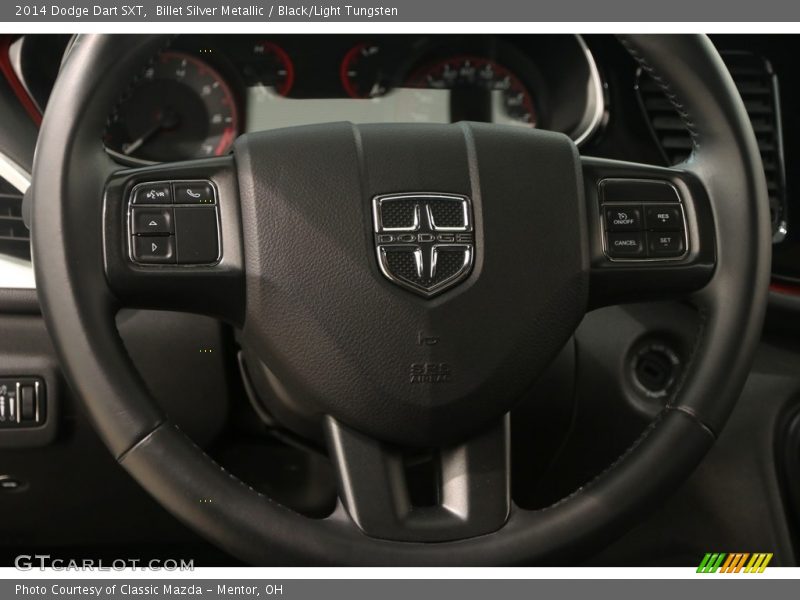 Billet Silver Metallic / Black/Light Tungsten 2014 Dodge Dart SXT