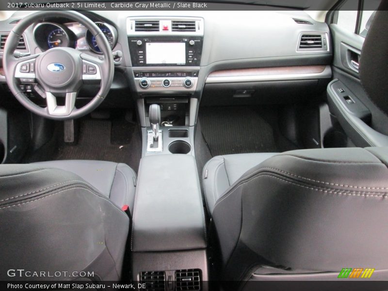 Carbide Gray Metallic / Slate Black 2017 Subaru Outback 2.5i Limited