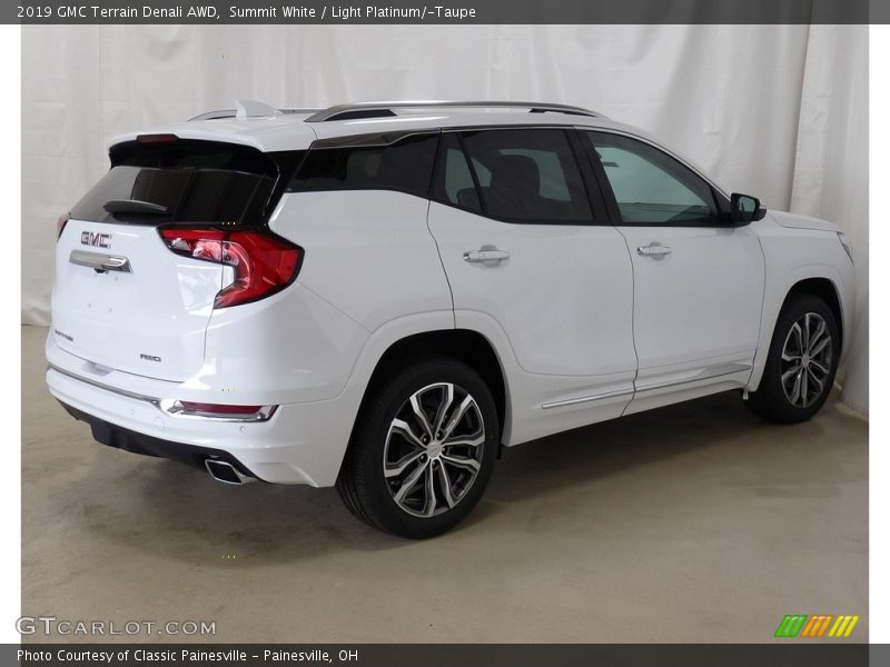 Summit White / Light Platinum/­Taupe 2019 GMC Terrain Denali AWD