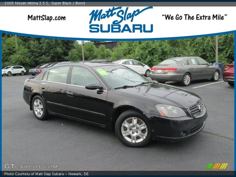 Super Black / Blond 2005 Nissan Altima 2.5 S
