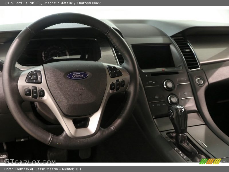 Magnetic Metallic / Charcoal Black 2015 Ford Taurus SEL