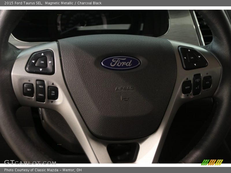 Magnetic Metallic / Charcoal Black 2015 Ford Taurus SEL