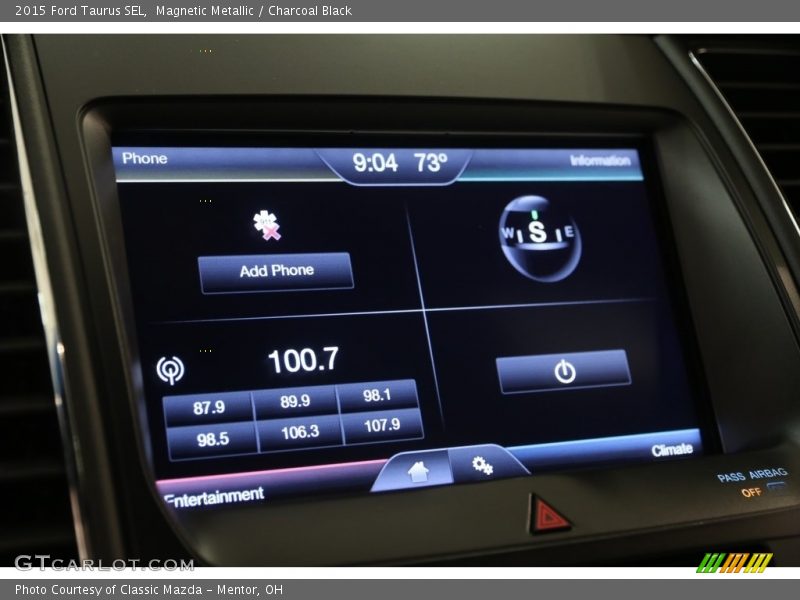 Magnetic Metallic / Charcoal Black 2015 Ford Taurus SEL