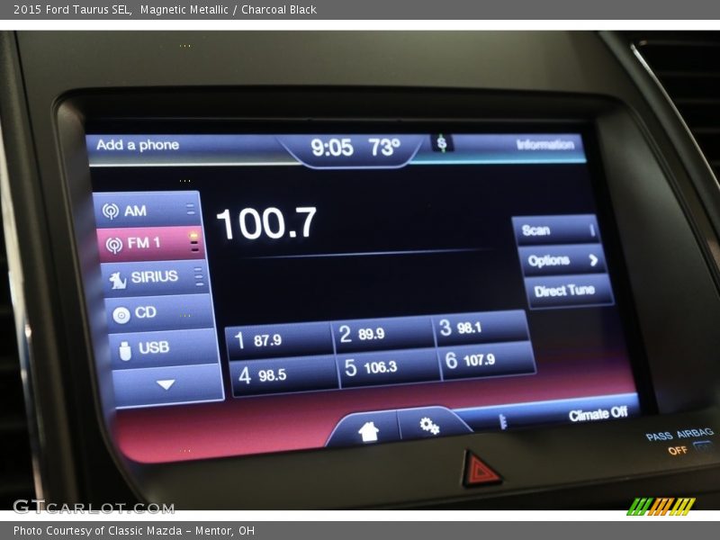 Magnetic Metallic / Charcoal Black 2015 Ford Taurus SEL