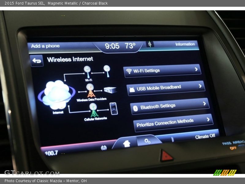 Magnetic Metallic / Charcoal Black 2015 Ford Taurus SEL