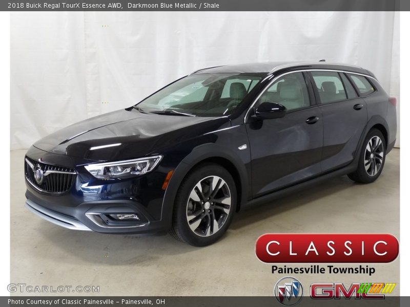 Darkmoon Blue Metallic / Shale 2018 Buick Regal TourX Essence AWD