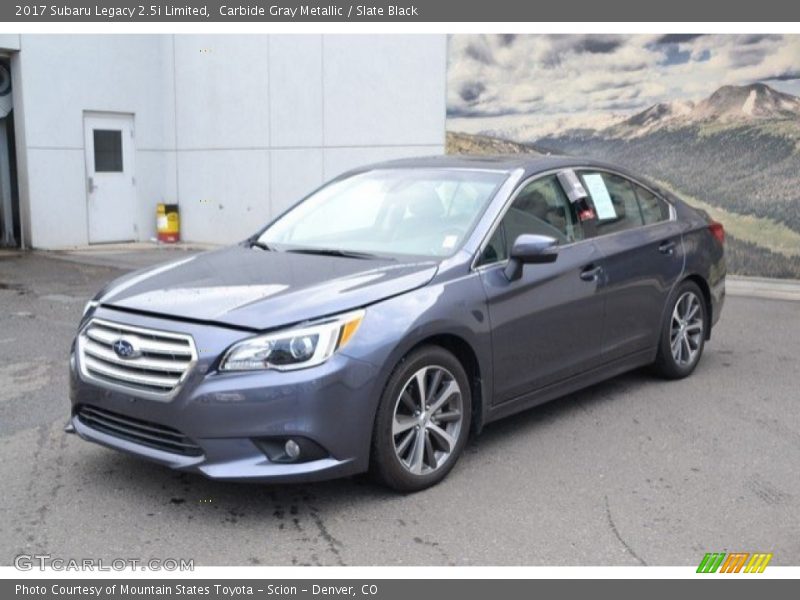 Carbide Gray Metallic / Slate Black 2017 Subaru Legacy 2.5i Limited