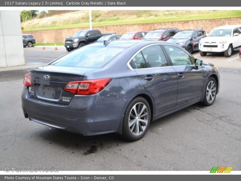Carbide Gray Metallic / Slate Black 2017 Subaru Legacy 2.5i Limited