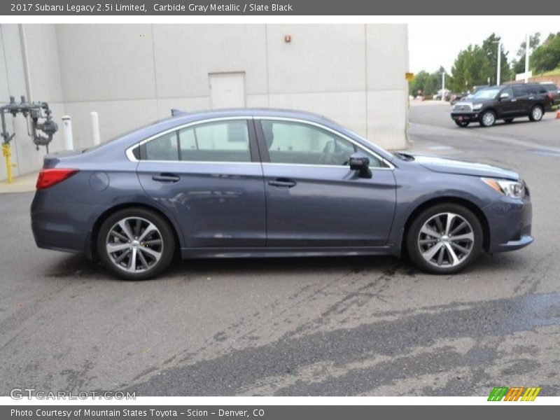 Carbide Gray Metallic / Slate Black 2017 Subaru Legacy 2.5i Limited