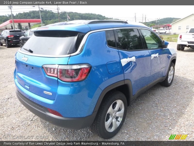 Laser Blue Pearl / Black 2018 Jeep Compass Latitude 4x4