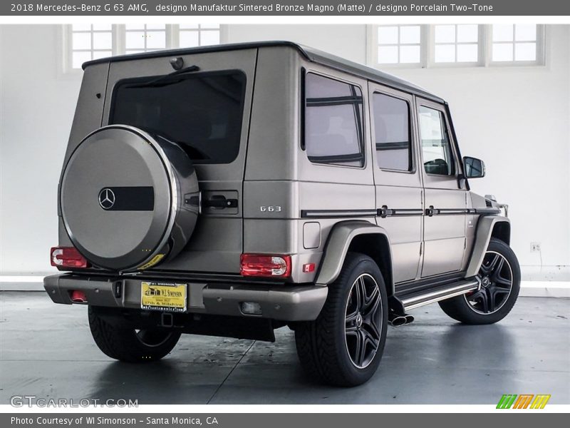 designo Manufaktur Sintered Bronze Magno (Matte) / designo Porcelain Two-Tone 2018 Mercedes-Benz G 63 AMG