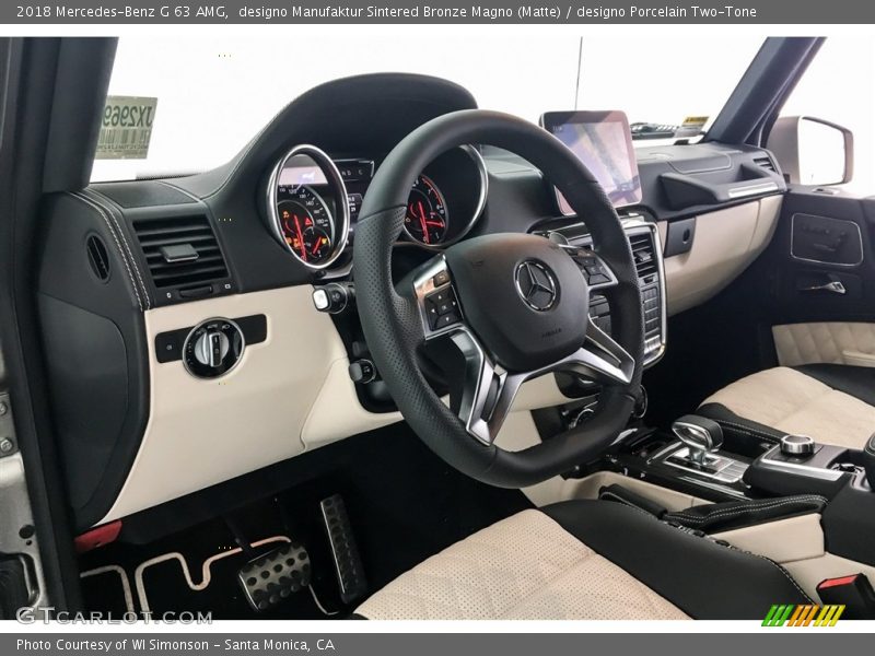 Dashboard of 2018 G 63 AMG