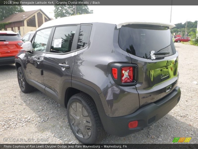 Granite Crystal Metallic / Black 2018 Jeep Renegade Latitude 4x4